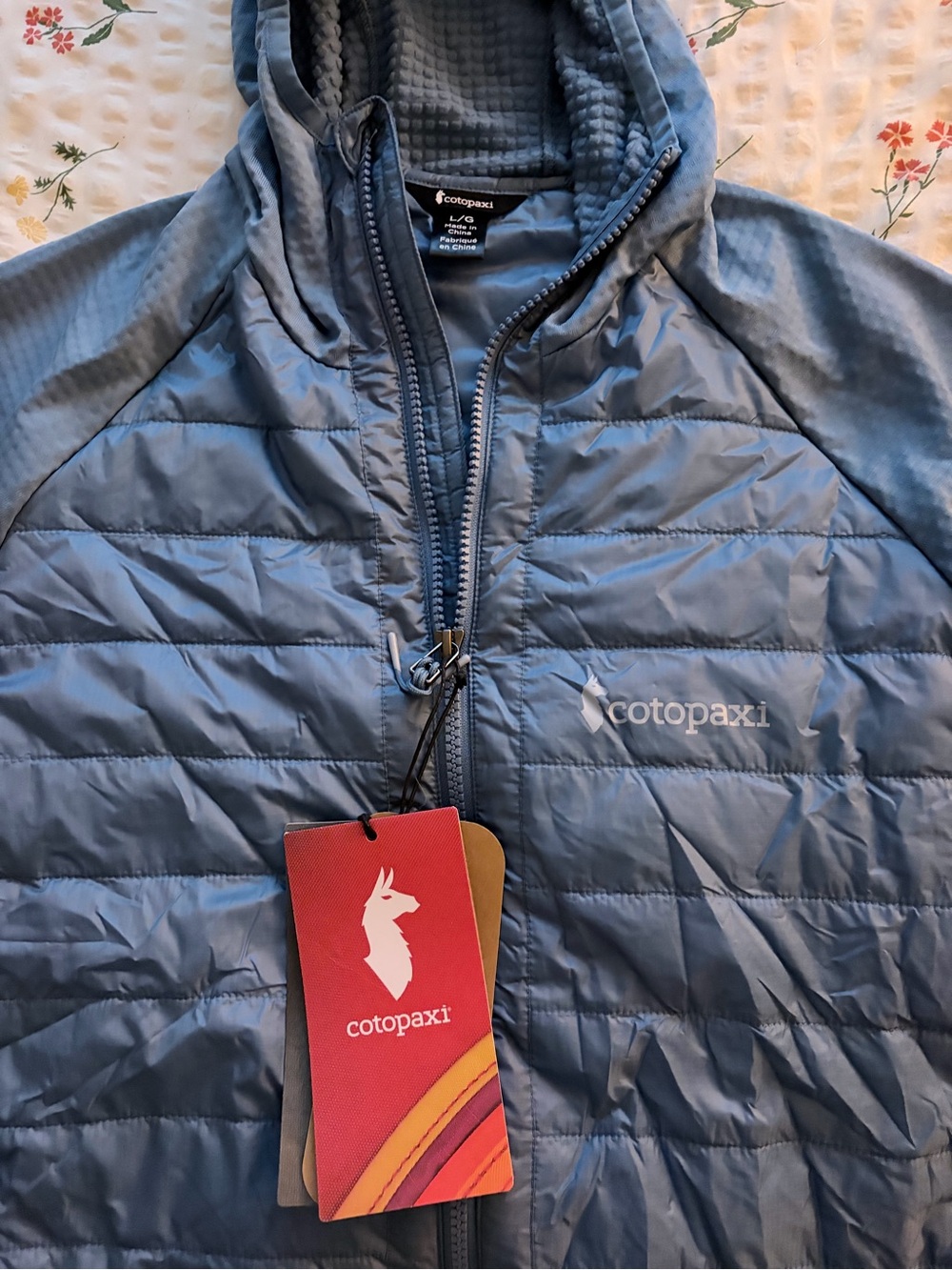 Women’s Capa Hybrid Insulated Hooded Jacket Color Fjord Size Large
